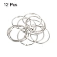 thumbnail image 3 of Unique Bargains 2.6' Office Book Rings, Silver, 12 Pack, 3 of 5