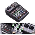 thumbnail image 5 of Muslady AI-4 Compact Mixing Console Digital Audio Mixer 4-Channel Bluetooth MP3 USB Input for Music Recording DJ Network Live Broadcast Karaoke, 5 of 7
