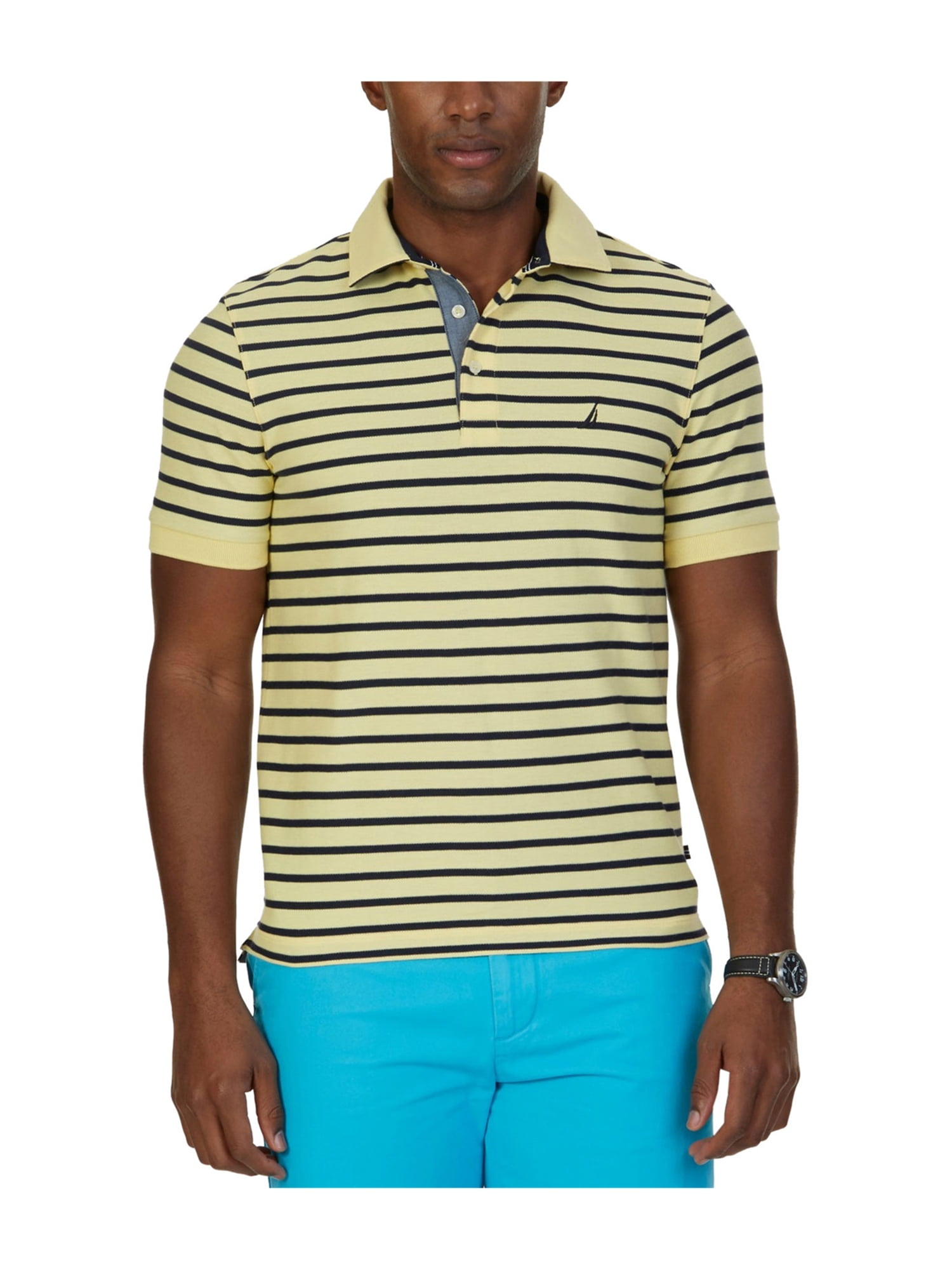 Nautica Mens Striped Rugby Polo Shirt - Walmart.com