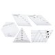 thumbnail image 1 of 5Pcs PatchWork Ruler Quilting Templates Transparent Sewing Cutting Craft Manual DIY Tools, 1 of 5