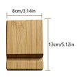 thumbnail image 3 of Zapatero para entrada, organizador de zapatos, base de madera personalizada para teléfono móvil, tableta, doble ranura, base de madera para teléfono móvil, soporte de madera para teléfono celular al p, 3 of 7