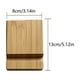 thumbnail image 3 of Base de madera personalizada para teléfono móvil, tableta o cualquier otro teléfono móvil. Base de madera con doble ranura para sentarse. Venta al por mayor., 3 of 7