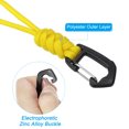 thumbnail image 4 of Uxcell Badge Lanyard 4.7 Inch, Necklace Keychain Cord Metal Clasp Hook Ring Strap for Keys, Yellow, 4 of 5