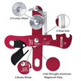 thumbnail image 3 of NewDoar Climbing Stop Descender Rappelling Belay for Ropes 9-12mm The Novices for Rescue & Arborist CE Certification(Red), 3 of 5