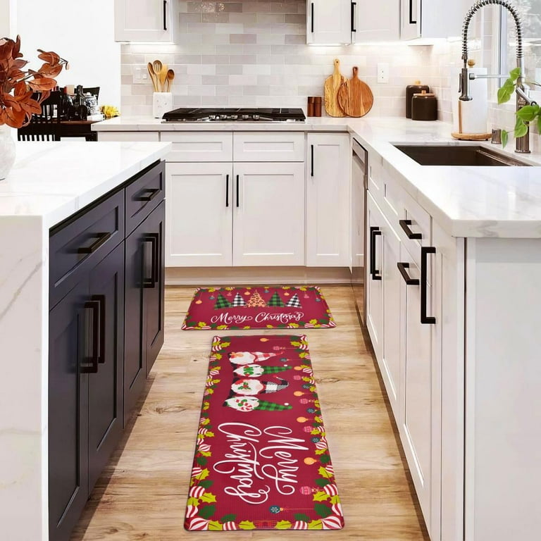 59'' Non-Slip Kitchen Rugs Soft Kitchen Mats Set for Floor Non