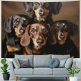 thumbnail image 4 of Orinice Dogs Tapestry Wall Hanging Unique Style Graphic Tapestries Home Wall Decor Art for Living Room Bedroom Apartment Farmhouse Dorm 40x30inch, 4 of 6