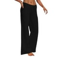 thumbnail image 1 of Kcodviy Pants Polyester Wide Legged Women's Pajama Pants Plus Size Daily Woman Plus Pant Plus Size Women's Dress Pants Stretchy Pants for Women Harem Dress Pants, 1 of 9