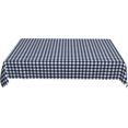 thumbnail image 5 of Rectangle Tablecloth 60x102 Inch, Dark Blue White Gingham Tablecloth Rectangle Water Resistant Tabletop Covers Fabric Table Cover for Dining, Party, Buffet, Wedding, 5 of 8