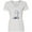 AA-White, variant on Inktastic Fluffybutt Westie Women's V-Neck T-Shirt
