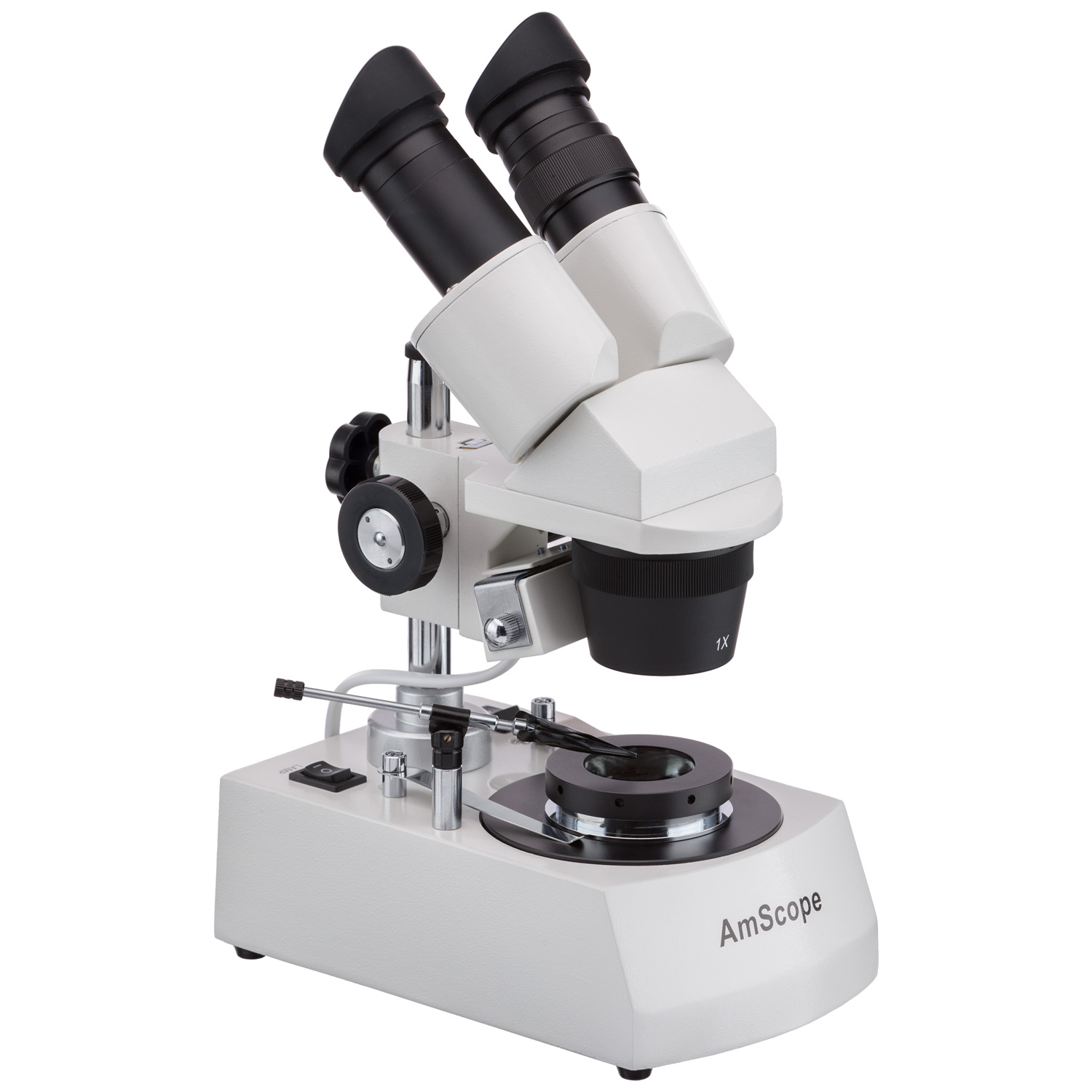 Buy AmScope 10X30X LED Cordless Stereo Microscope w/ Top & Bottom