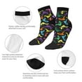 thumbnail image 5 of Naloa Colorful Lizards Ankle Socks for Women Non Slip Socks No Show Socks Classic Low Cut Casual Socks Casual Socks, 5 of 7