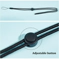 thumbnail image 4 of Adjustable Polyester Electronic Cigarette Anti-Lost Necklace Lanyard Silicone Bands Anti Slip Rubber Rings Mixed Color Neck Lanyard: 768mm 6pcs; Pendants: 13mm 24pcs, 4 of 9