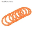 thumbnail image 4 of Unique Bargains 4cm Plastic Carnival Ringtoss Rings Hoop Party Favor Game, Orange 12 Pack, 4 of 5