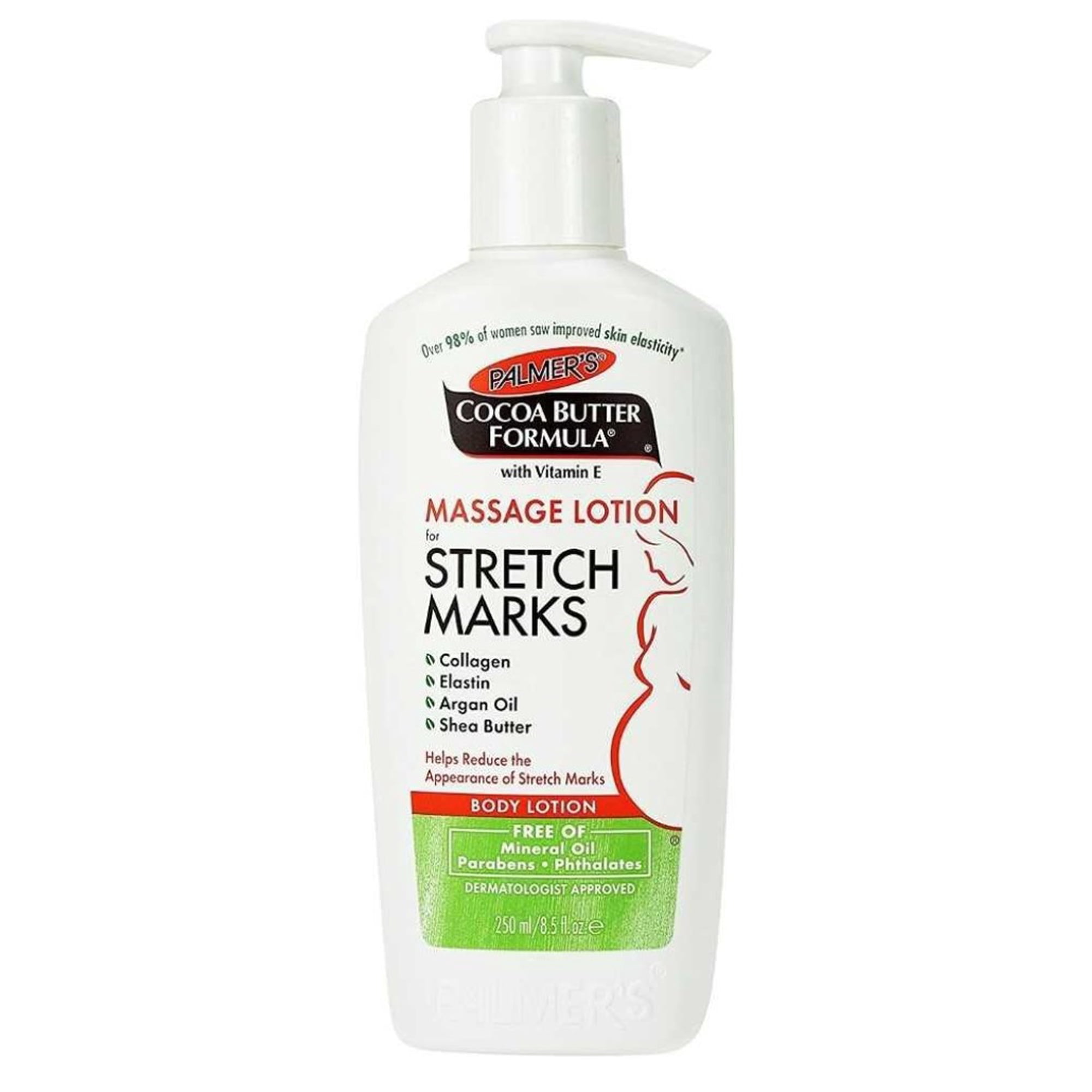 Palmer's Cocoa Butter Massage Lotion for Stretch Marks Pump Bottle 8.5 fl oz (Pack of 3)
