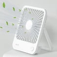 thumbnail image 2 of Ventilador de escritorio JISULIFE FA26 recargable, 4500 mAh, 180°, plegable, Wh, 2 of 3