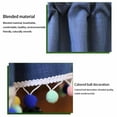 thumbnail image 6 of Kitchen Small Window Curtains, Small Half Tier Curtains Rod Pocket Half Short Curtains Blackout Cafe Drapes for Home Decor, 6 of 7