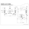 thumbnail image 2 of Kingston Brass KS2952ML Mini-Widespread Bathroom Faucet, Polished Brass, 2 of 2