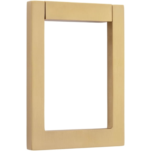 Baldwin 0183 Contemporary Rectangular Door Knocker From The Estate Collection - Brass