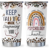 Psychology Gifts, Mental Health Gifts For School Psychologist, Psychiatrist, Therapist, Therapy, Best Gifts For Psychology Teacher, Psychology Graduation Gifts Tumbler 20oz 1PC