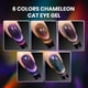 thumbnail image 3 of Set de esmaltes de uñas Beetles Cat Eye Gel 6 colores Chameleon, 3 of 8