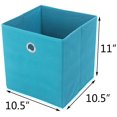 thumbnail image 3 of Set de 6 cubos organizadores plegables Amelitory de Storage Bins, 3 of 5