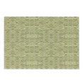 thumbnail image 1 of Geometric Cutting Board, Sand Ruffles Print on Hot Deserts Inspired Stained Curvy Zig Zags, Decorative Tempered Glass Cutting and Serving Board, Small Size, Pale Coffee and White, by Ambesonne, 1 of 1