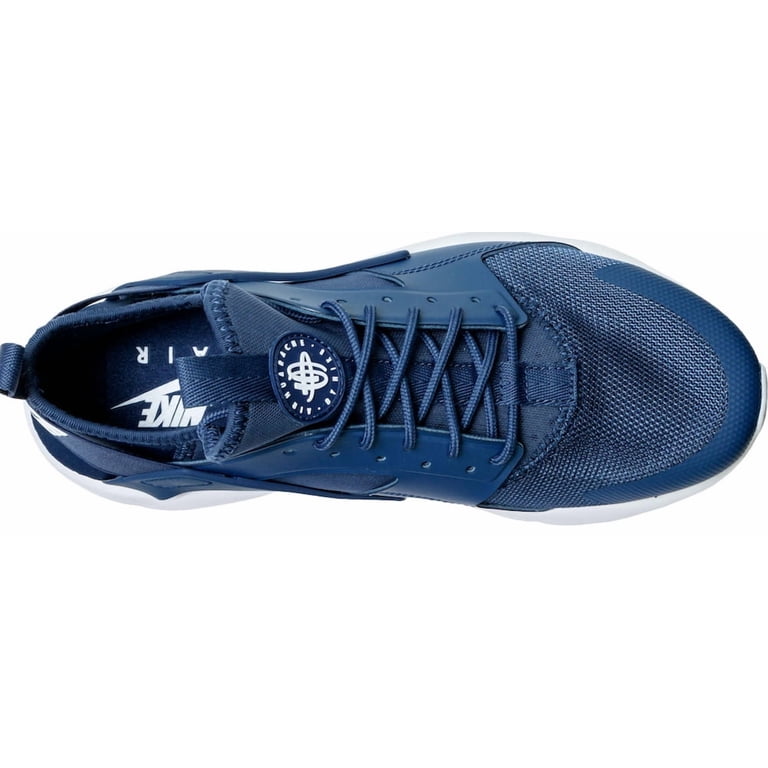 nike mens huarache run ultra running shoes navy/white 819685  display picture 1