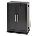 thumbnail image 1 of Wright Home Engineered Wood Media Storage Cabinet in Black Finish, 1 of 2