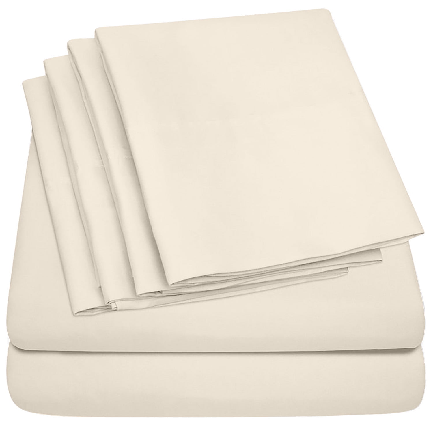 Hotel Collection Rayon derived from Bamboo Bed Sheet Set - 6 Piece, Queen, Cream