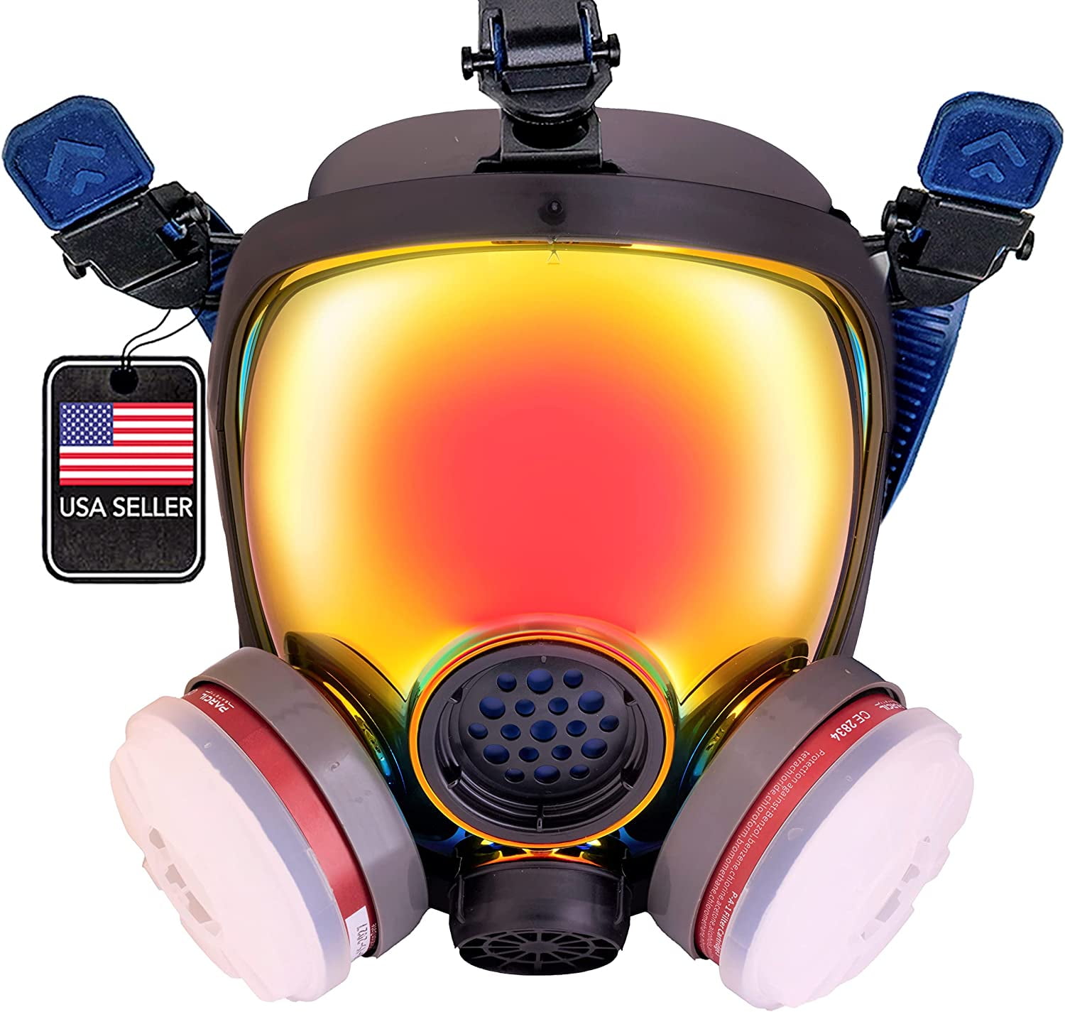 Full Face Organic Vapor, Chemical, & Particulate Respirator 1 Year