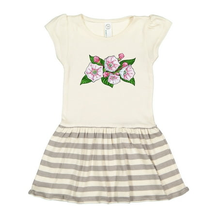 

Inktastic Mountain Laurel Flowers Gift Toddler Girl Dress