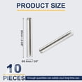 thumbnail image 2 of Uxcell Goupille à Ressort Fendue en Acier Inoxydable 304 Rouleau Fendu pour Amélioration de la Maison Réparation de Machine Automobile 5/16 Pouces x 2-3/8 Pouces (8.4mm x 60mm) 10, 2 of 7