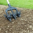 thumbnail image 3 of Pluokvzr Rotary Tiller Ergonomic Rotary Cultivator with 6 Star Wheel Labor-Saving Practical Soil Turning Tool for Garden Yard Lawn Farm, 3 of 9