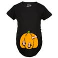 thumbnail image 4 of Maternity Pumpkin Baby Pregnancy T Shirt Cute Fall Halloween Jack O Lantern Tee, 4 of 7