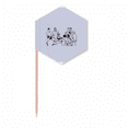 thumbnail image 1 of Chinese Red Educational Propaganda Senior Toothpick Flags Cupcake Picks Party Celebration, 1 of 3