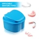 thumbnail image 5 of SUPVOX Estuche para caja de dentadura postiza Caja de baño para dentadura postiza Caja de almacenamiento de dientes postizos con contenedor de red colgante (azul claro), 5 of 5
