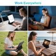 thumbnail image 2 of Jibrealg Keyboard Case for iPad 11th (A16, 2025) & iPad 10th Generation, Ultra-Slim Magic Keyboard with Multi-Touch Trackpad, 7 Colors Backlight, Sma, 2 of 9