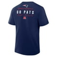 thumbnail image 5 of Men's Fanatics Navy New England Patriots Passing Pocket Legacy T-Shirt, 5 of 5