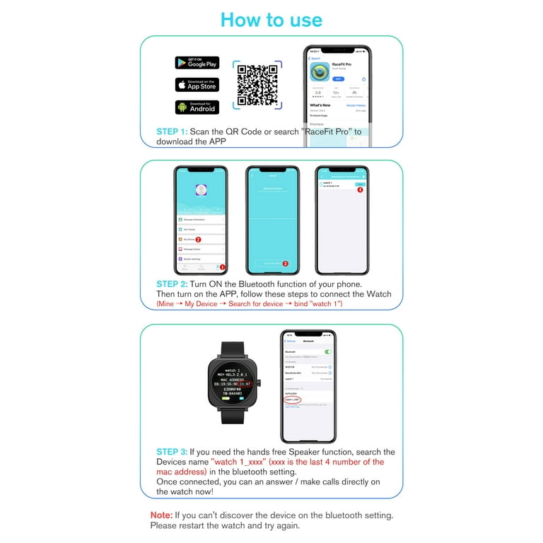 Health App Pedometer App Google Fit Pro-Fit Move VeryFitPro Smart