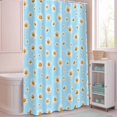 thumbnail image 5 of Shower Curtain Spring White Daisy Shower Curtains for Bathroom Decor, Waterproof Polyester Shower Curtain Set with Hooks, Extra Long 72" x 96" Blue, 5 of 9