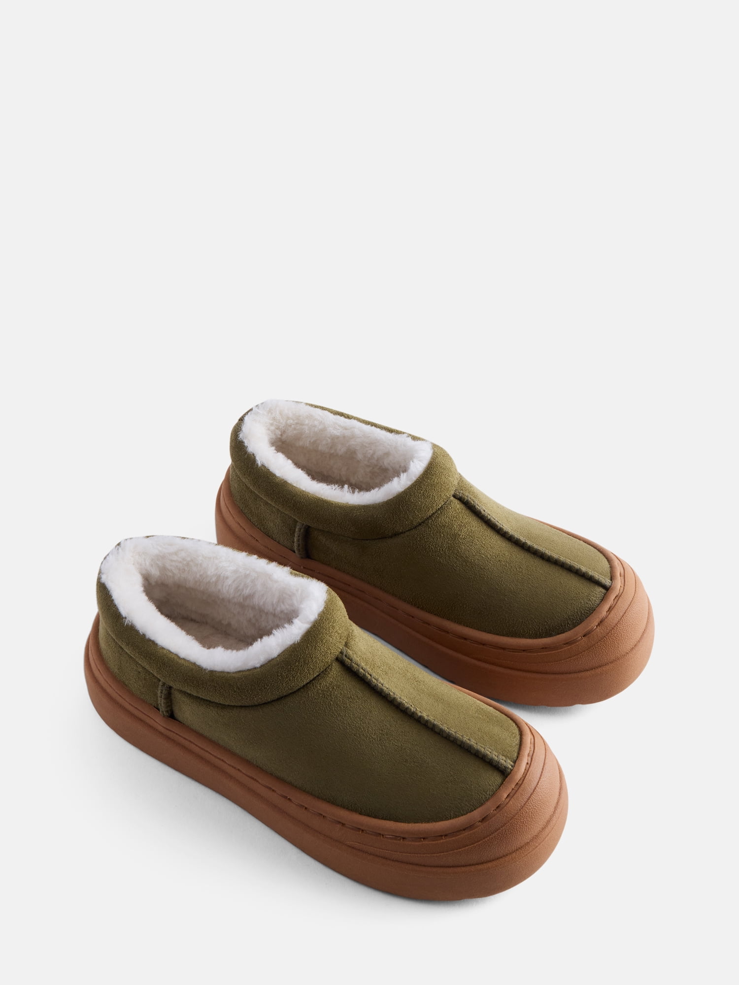 Wonder Nation Girls Bump Toe Cozy Slippers