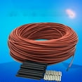thumbnail image 5 of GLFSIL 12k 33 ohm carbon fiber heating wire far infrared silicone heating cable, 5 of 5