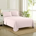 thumbnail image 1 of Juego de sábanas Sweet Home Collection 1800 Supreme Twin, color rosa pálido, 1 of 6