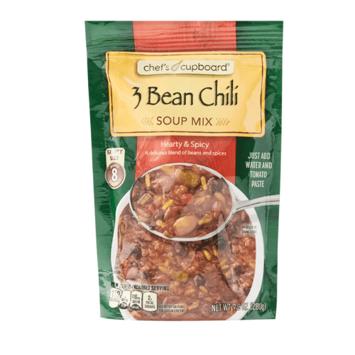 Chef's Cupboard 3 Bean Chili Soup Mix, 8.8 oz ,2 Pack - Walmart.com