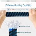 thumbnail image 4 of CNKOO [4 Pcs Sangles Élastiques Robustes] 4 Pcs Sangles Élastiques Réglables Robustes avec Crochets en Métal / 39 Pouces Extra Longues Fixation Sécurisée Tout Temps pour Moto Vélo Bagages, 4 of 5