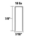 thumbnail image 3 of Metabo Hpt 7/8In 18 Gauge Staples And Plastic Caps, 3 of 5