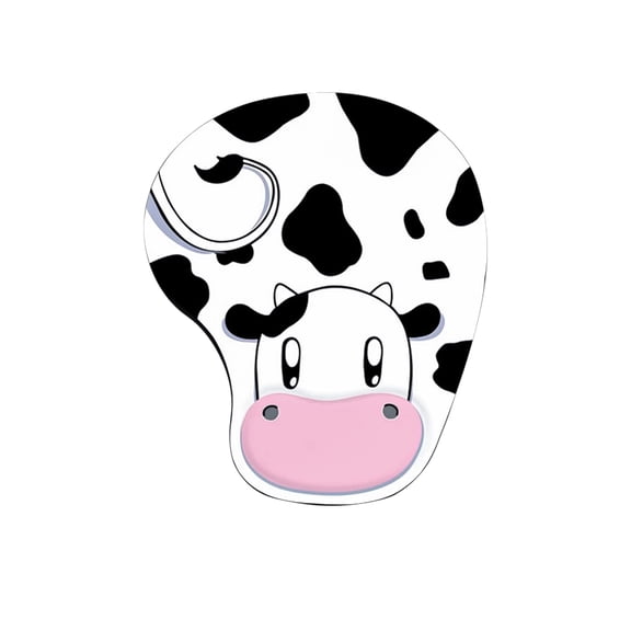 Cute Mouse Pad with Ergonomic Gel Wrist Support, Gel-Infused Memory Foam