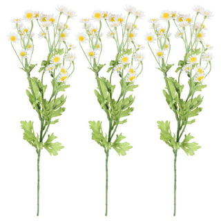 Sunjoy Tech Fake Daisy Flowers, 3PCS Faux Gerbera Daisies Silk