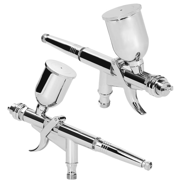 T217A Airbrush Kit Action Trigger Switch Design 0.5mm Nozzle Adjustable Spraying Ranges for Artwork Body Art Design Painting