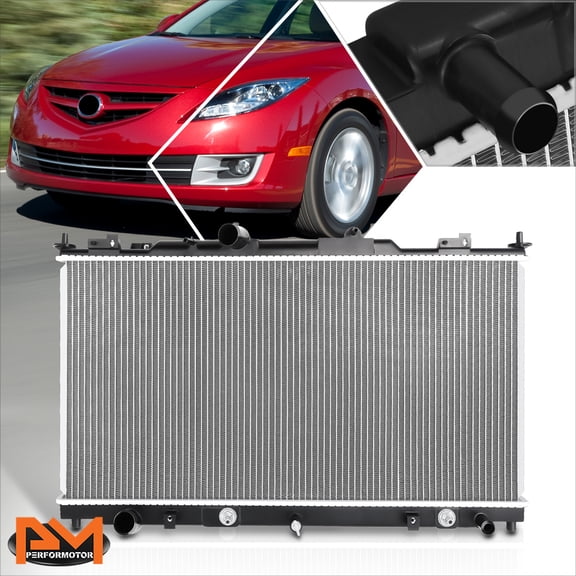 PM PERFORMOTOR Aluminum Core Factory Style Cooling Radiator for 11-13 Mazda 6 3.7L DPI-13390